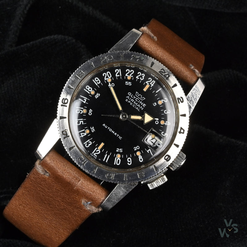 Glycine Airman Special Automatic - Model Ref: 323.1119 - PAT. 314050 - c.1960s - Vintage Watch Specialist
