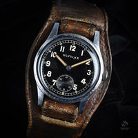 Glycine German Army Officers Watch (DH) WW2 - c.1940s - Vintage Watch Specialist