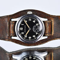 Glycine German Army Officers Watch (DH) WW2 - c.1940s - Vintage Watch Specialist