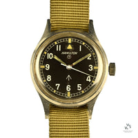 Hamilton - A British Military RAF Issued - 6B-9101000 - H 1813 M - Mark XI Watch - Vintage Watch Specialist