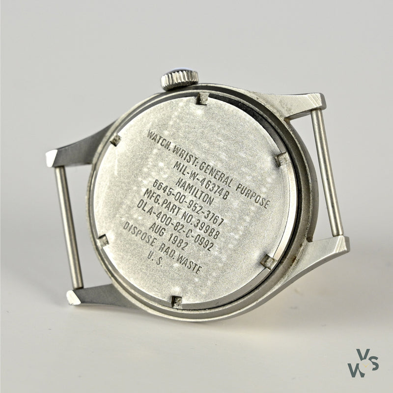 Hamilton American Military MIL-W-46374B - 1982 - Vintage Watch Specialist