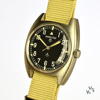 Hamilton - British Military W10 - Issued To Soldiers in 1973 - Remarkable Condition - Vintage Watch Specialist