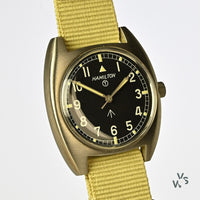 Hamilton - British Military W10 - Issued To Soldiers in 1973 - Remarkable Condition - Vintage Watch Specialist