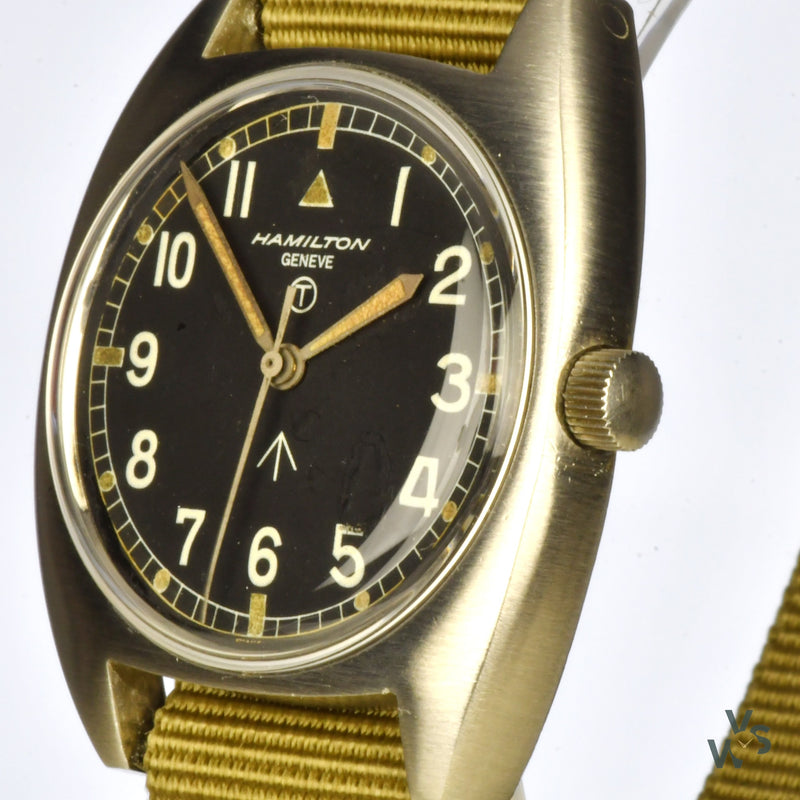 Hamilton Geneve 6BB Military Watch Issued 1974 - Vintage Watch Specialist