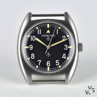 Hamilton W10 Cushion Cased Military Watch 1973 - Vintage Watch Specialist