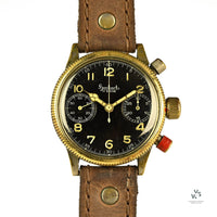 Hanhart Luftwaffe WW2 Pilots Chronograph - Caliber 41 - c.1940s - Vintage Watch Specialist