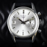 Heuer Carrera Date 45 Chronograph in Stainless Steel - Vintage Watch Specialist