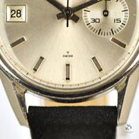 Heuer Carrera Date 45 Chronograph in Stainless Steel - Vintage Watch Specialist