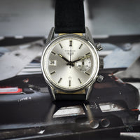 Heuer Carrera Date 45 Chronograph in Stainless Steel - Vintage Watch Specialist