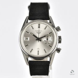 Heuer - Carrera Dato 45 Chronograph in Stainless Steel - Model 3147S - c.1960s - Vintage Watch Specialist