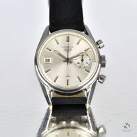 Heuer Carrera Date 45 Chronograph in Stainless Steel - Vintage Watch Specialist