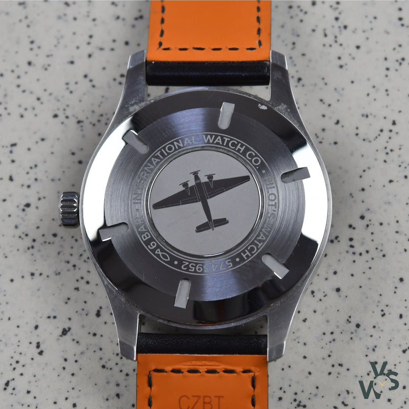 IWC Schaffhaussen S/S Automatic Pilot Watch Mark XVIII Black Dial - Vintage Watch Specialist