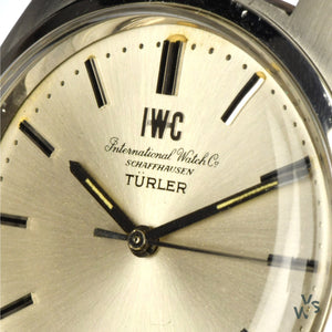 IWC Stainless Steel Turler - Vintage Watch Specialist