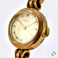 J.W Benson Gold Cocktail Watch - Vintage Watch Specialist