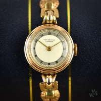 J.W Benson Gold Cocktail Watch - Vintage Watch Specialist