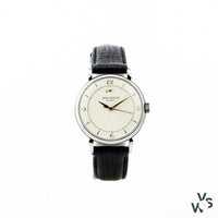 Jaeger LeCoultre Powermatic - Steel 33mm Case - Calibre 481 - C.1952 - Vintage Watch Specialist