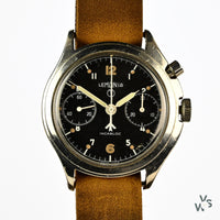 Lemania Mk III - 6BB/924-3306 - RAF - Mono Pusher Chronograph - Issued 1965 - No. 1860/65 - Vintage Watch Specialist