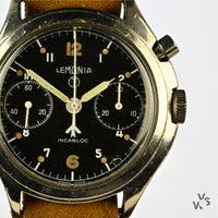 Lemania Mk III - 6BB/924-3306 - RAF - Mono Pusher Chronograph - Issued 1965 - No. 1860/65 - Vintage Watch Specialist