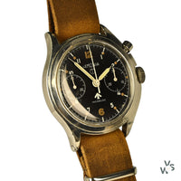 Lemania Mk III - 6BB/924-3306 - RAF - Mono Pusher Chronograph - Issued 1965 - No. 1860/65 - Vintage Watch Specialist