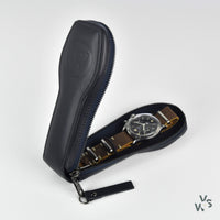Lemania Single Pusher Asymmetric Case Mark III - Vintage Watch Specialist