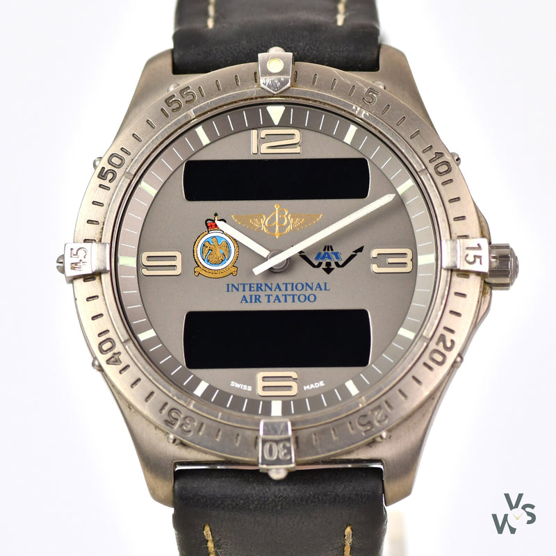 Limited Edition - Breitling Aerospace - International Air Tattoo - Titanium - Ref: E56062 - Box and Papers - Vintage Watch Specialist