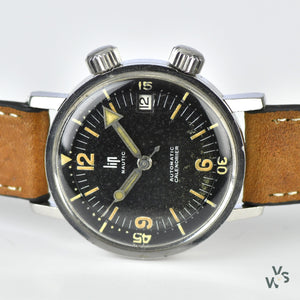 LIP - Nautic Automatic Divers Watch - Super Compressor - c.1960s - Vintage Watch Specialist