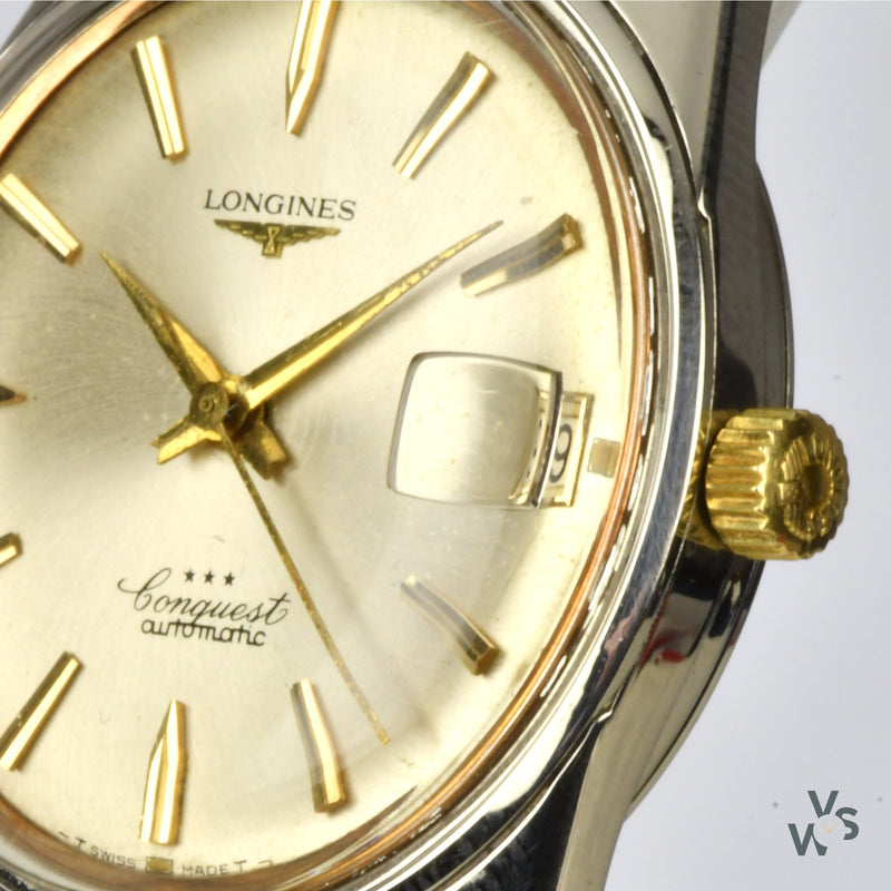Longines 3 Star Conquesy - Vintage Watch Specialist