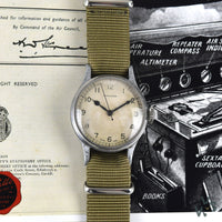 Longines 6B/159 RAF-Issue WWII Military Watch - White Dial - Vintage Watch Specialist