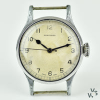 Longines 6B/159 RAF-Issue WWII Military Watch - White Dial - Vintage Watch Specialist