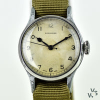 Longines 6B/159 RAF-Issue WWII Military Watch - White Dial - Vintage Watch Specialist