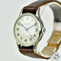 Longines 6B/159 WWII RAF-Issued British Military Watch - Off White Logo Dial - c.1941 - Vintage Watch Specialist