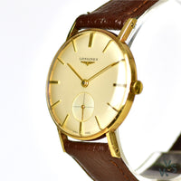 Longines 9ct Gold Dress Watch c.1963 - Vintage Watch Specialist