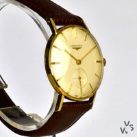 Longines 9ct Gold Dress Watch c.1963 - Vintage Watch Specialist