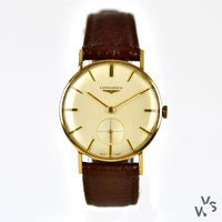 Longines 9ct Gold Dress Watch c.1963 - Vintage Watch Specialist