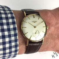 Longines 9ct Gold Dress Watch c.1963 - Vintage Watch Specialist