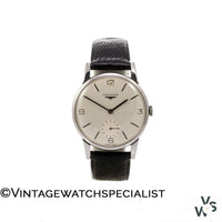 Longines Calatrava - Oversized - Stainless Steel Case - Calibre 30L - C1961 - Vintage Watch Specialist