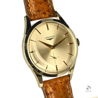 Longines Dress Watch - Silver Sunburst Dial - Issued 1963 - Vintage Watch Specialist