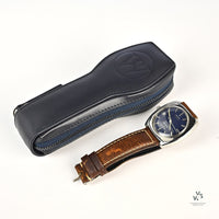 Longines - Five Star Admiral - Blue Linen Dial with Date - Issued c.1970s - Vintage Watch Specialist