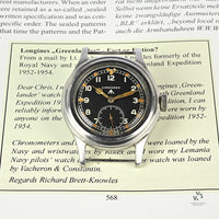 Longines Greenlander - WWW Issued Military ’Dirty Dozen’ Watch - Cal-12.68Z - Circa.1944 - Vintage Watch Specialist