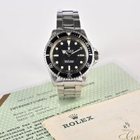 Military Rolex Submariner 5513 - Issued 1971 in Singapore (Royal Naval Barrack) - Vintage Watch Specialist