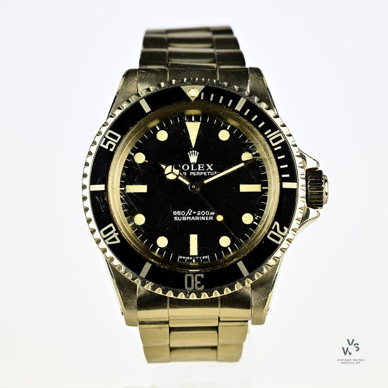 Military Rolex Submariner 5513 - Issued 1971 in Singapore (Royal Naval Barrack) - Vintage Watch Specialist