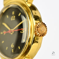 Movado Chronometre - 14k Gold - Francois Borgel Case - Breguet Style Dial - c.1950s - Vintage Watch Specialist