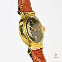 Movado Chronometre - 14k Gold - Francois Borgel Case - Breguet Style Dial - c.1950s - Vintage Watch Specialist