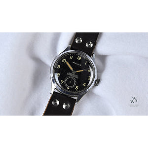 Mulco WW2 German Military Watch (DH) Case Back Ref: D 1277 H - c.1940s - Vintage Watch Specialist