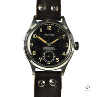 Mulco WW2 German Military Watch (DH) Case Back Ref: D 1277 H - c.1940s - Vintage Watch Specialist