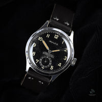 Mulco WW2 German Military Watch (DH) Case Back Ref: D 1277 H - c.1940s - Vintage Watch Specialist