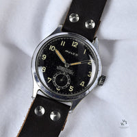 Mulco WW2 German Military Watch (DH) Case Back Ref: D 1277 H - c.1940s - Vintage Watch Specialist