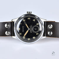 Mulco WW2 German Military Watch (DH) Case Back Ref: D 1277 H - c.1940s - Vintage Watch Specialist