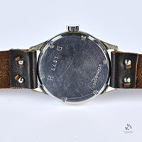 Mulco WW2 German Military Watch (DH) Case Back Ref: D 1277 H - c.1940s - Vintage Watch Specialist