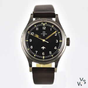 Omega 1953 ’Fat Arrow’ RAF-Issued Pilot’s watch - Ref. 2777-1 - 6645 - 101000 6B/542 - Vintage Watch Specialist